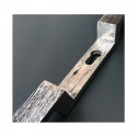  GRAIN 1000-Semi Aged Bronze Door Handle (1004mm X 35mm)