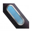  SSZ1-Bright Polished Aluminum Double Glazed Porthole Kit