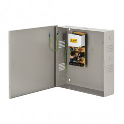 Locknetics LP250RDB4 2.5 amp Power Supply And 4 Output Relay Distribution Option Board With Enclosure