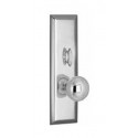 Marks USA 5/55NY Grade 1 Mortise Lockset w/ Knob & New Yorker Plate Design, 3-Hr. Fire Rating