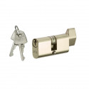  C-41055 Key Outside, Turn Knob Inside Replacement Euro Profile Cylinder, 2 Keys, Keyed Alike in groups of 5