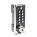 Zephyr 6510 Professional Series Push Button Mechanical Lock, Finish- Satin Nickel