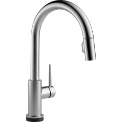 Delta 9159T-DST Single Handle Pull-Down Kitchen Faucet Featuring Touch2O® Technology Trinsic®