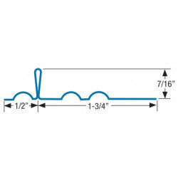 Accurate 5C Interlocking Weather Strip