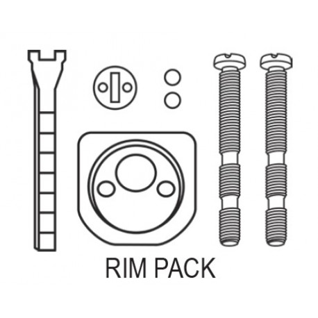 Cal-Royal RIM PACK Mortise-Rim Combo component parts pack Cylinder Deadbolt