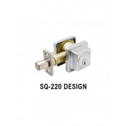 Cal-Royal SQ300 Series Commercial/Residential Contemporary Square Heavy Duty Deadbolt