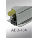 Cal-Royal ADB-704 Heavy Duty, Mortised Application Automatic Door Bottom w/ Neoprene Seal