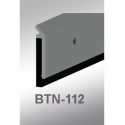 Cal Royal BTN-112DN-48INS112-36 Door Bottom Sweep made of Extruded Aluminum Retainer and Neoprene Insert