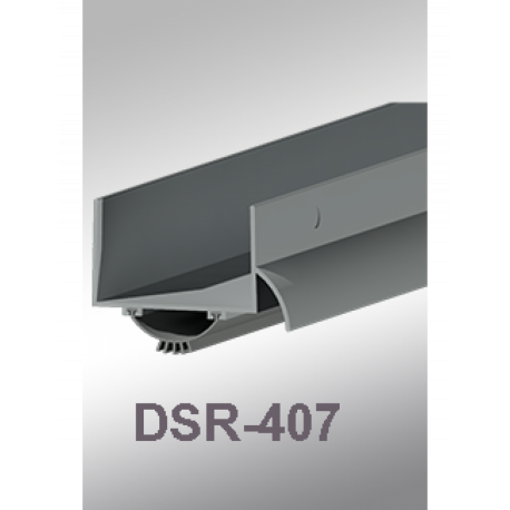 Cal-Royal DSR-407 Aluminum Door Shoe with Rain Drip and Vinyl Insert