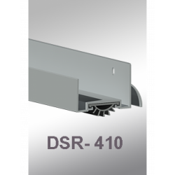 Cal-Royal DSR-410 Aluminum Door Shoe with Rain Drip and Vinyl Insert