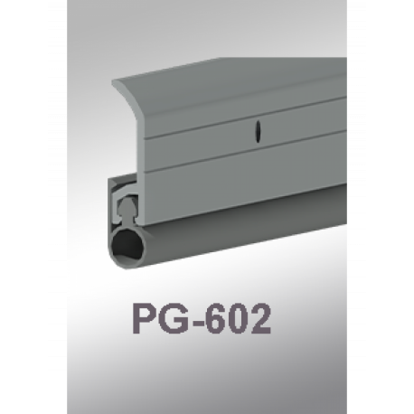 Cal-Royal PG-602 Aluminum Channel Perimeter Gasketing w/ Vinyl Insert