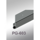 Cal-Royal PG-603 Aluminum Channel Perimeter Gasketing w/ Vinyl Insert