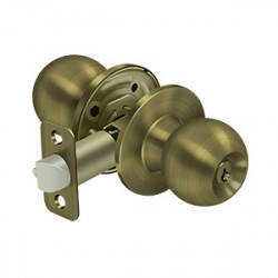 Deltana 617 Traditional Collection Round Knob, Kwikset Compatible Keyway