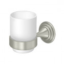 Deltana 98C2013 98C2013U26 98C Series, Tumbler Holder with Frosted Glass, Solid Brass