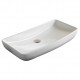 American Imaginations AI-28572 27.8-in. W Above Counter White Bathroom Vessel Sink For Deck Mount Deck Mount Drilling