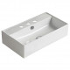 American Imaginations AI-28505 21.7-in. W Above Counter White Bathroom Vessel Sink For 3H8-in. Center Drilling