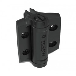 D&D TCHDRND1S3 TruClose Adjustable & Heavy-Duty, Self Closing Hinge for Round Post Gates