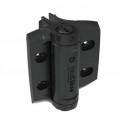 D&D TCHDRND1S3 TruClose Round, Heavy-Duty Hinge For Round Post, Finish-Black (Pair)