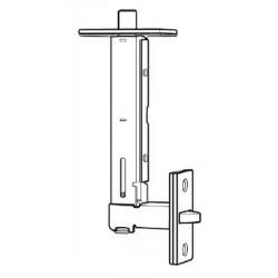 Cal-Royal FB820 Metal & Wood Door Universal Flush Bolts