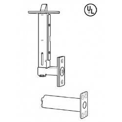 Cal-Royal FB930 Metal & Wood Door Universal Flush Bolts