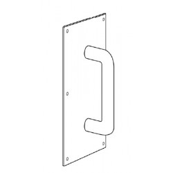 Cal-Royal Solid Bar Round Pull Plate 1000 Series