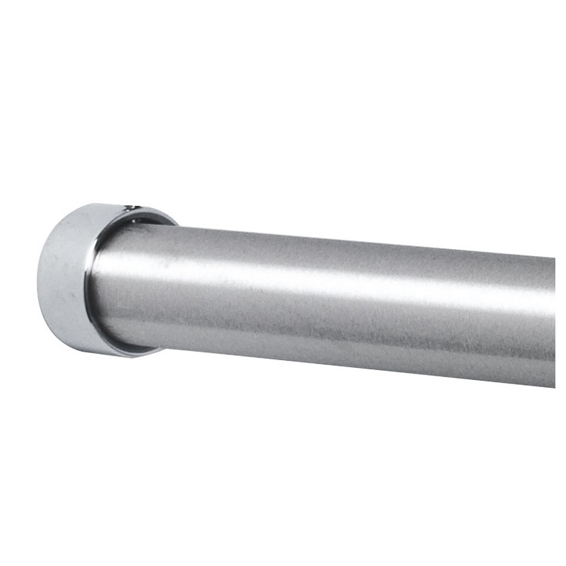 AJW UX1A 1" Diameter Shower Curtain Rod, Flange A