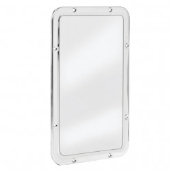 AJW US740 Frameless Security Mirror, Exposed Mounting - 8B Reflective Surface