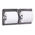AJW UX75 UX75-BF Double Toilet Tissue Paper Dispenser