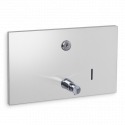 AJW U1304 56oz Unidoor Horizontal Liquid Soap Dispenser - Recessed