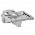 AJW UX122 UX122-SF Soap Dish w/ Drainage Holes - Surface Mounted