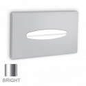 AJW UX196 UX196-BF-SM Recessed Facial Tissue Paper Dispenser