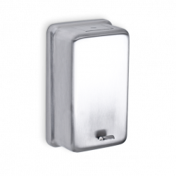 AJW U112 32oz Stainless Steel Powder Soap Dispenser - Surface Mounted