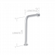 AJW UG3-R 33" x 30" Concealed Snap Flange, 1.5" Diameter Bathroom or Shower Grab Bar - Configuration R