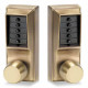 Kaba EE1021B/EE1011B3 Cylindrical Lock w/ Knobs, Entry/Egress (Back-to-Back)