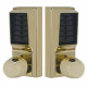 Kaba EE1021B/EE102126 Cylindrical Lock w/ Knobs, Entry/Egress (Back-to-Back)