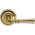 Omnia 785AR /0.PD14 Interior Traditional Lever Latchset - Solid Brass