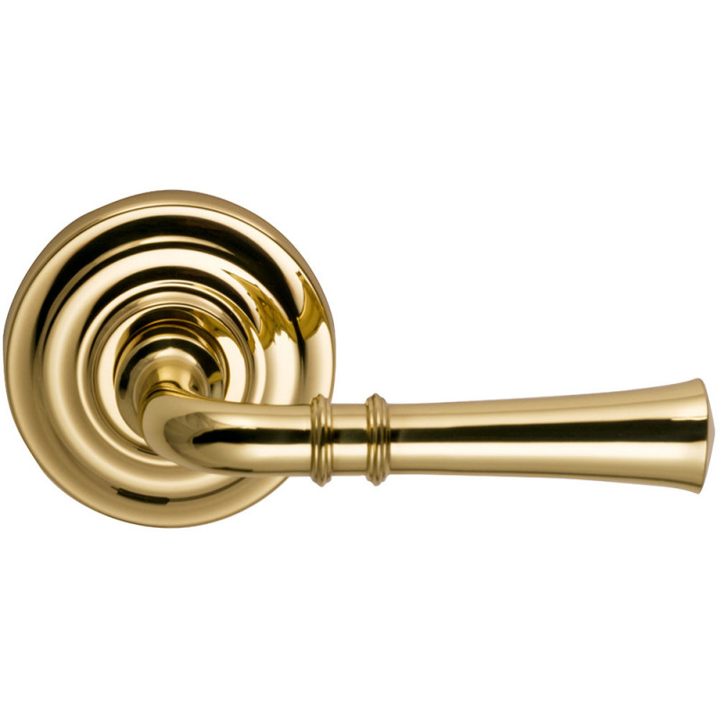 Omnia 785 Interior Traditional Lever Latchset - Solid Brass