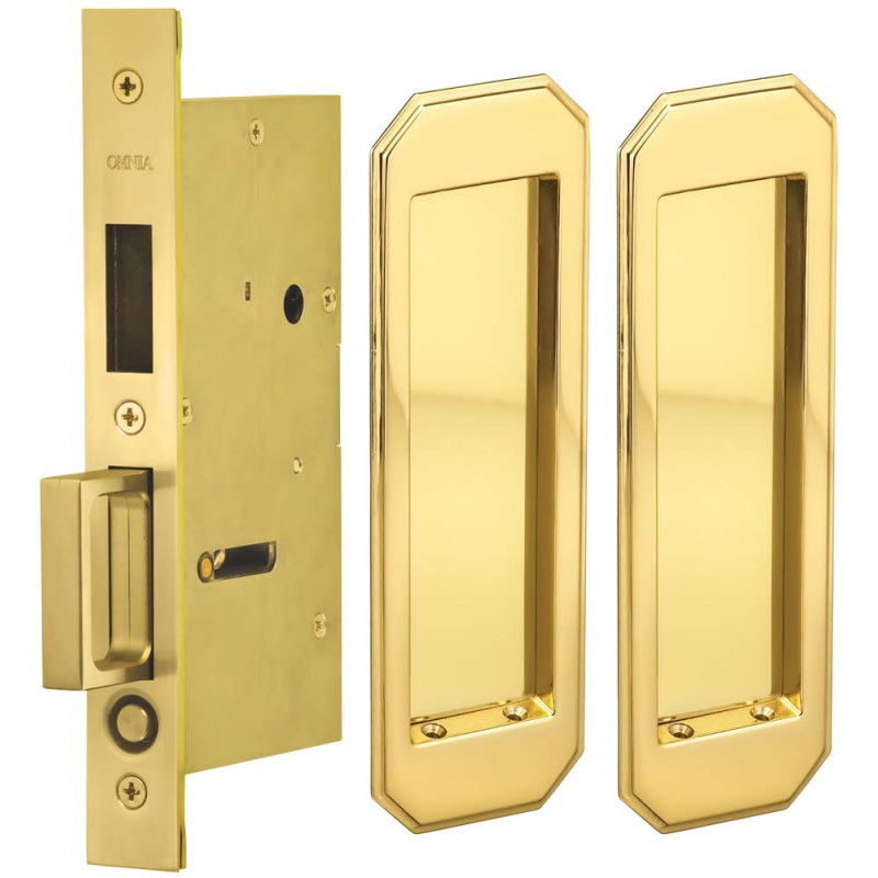 Omnia 7039 Series Door Lock w/ Traditional Trim