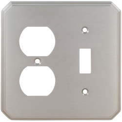 Omnia 8014-C Traditional Switchplate - Combination