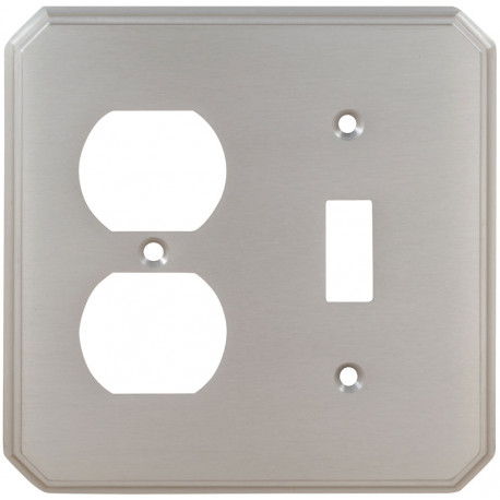 Omnia 8014-C Traditional Switchplate - Combination