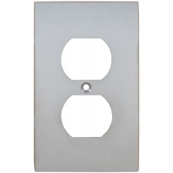 Omnia 8012-R Traditional Switchplate - Receptacle