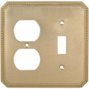 Omnia 8004/C Beaded Switchplate - Combination