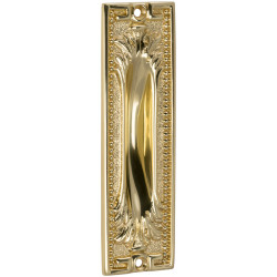 Omnia 4297 Ornate Flush Cup - Solid Brass, 5-3/8" Long