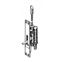Trimco 3830M Finish Kit Only Semi-Automatic Flushbolt - Metal Door
