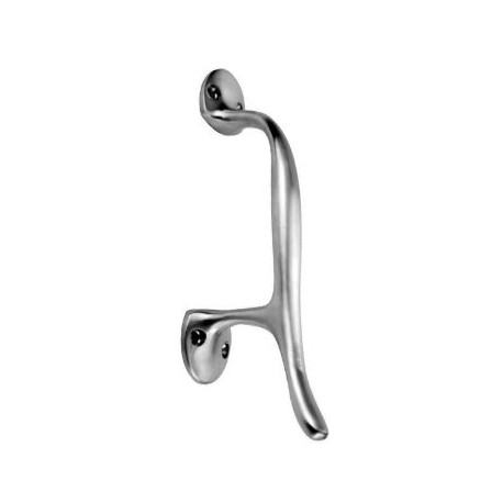 DON JO 44-626 Cast Door Pull with 6" Center to Center length in, Finish-Satin Chrome