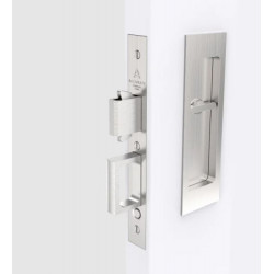 Accurate Lock & Hardware PDHS/IF Pocket Door Hardware Set, Invisi-Mount Fastener, For Pair Of Doors