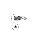Markar TORX-TKS14075R16 1/4-20 x 3/4" Pan Head Self-Drilling Self-Tap ping Screw, Torx, Zinc