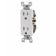 American Imaginations DEC-REC Decorator Electrical Receptacle 15 AMP, Use With Copper Wire Only