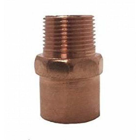 American Imaginations CPR-MRADAP Copper Male Reducing Adapter - Cast, 0.5" x 0.25"