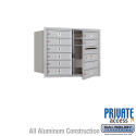 Salsbury 4C 3706D-09BRZP Horizontal Mailbox Unit (23-1/2") - Double Column - 9 MB1 Doors
